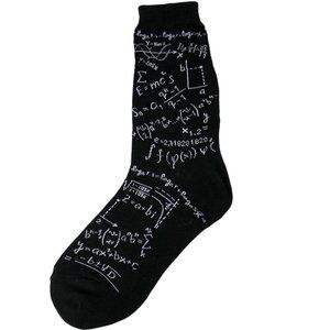 NWT Wmn's Math Equation Crew Length Socks Modcloth